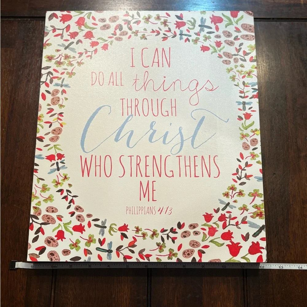 Philippians 4:13 Picture (12x14) Wall Art